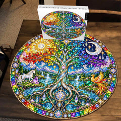 Enchanted Rainbow Tree Jigsaw Puzzle 1000 Pieces