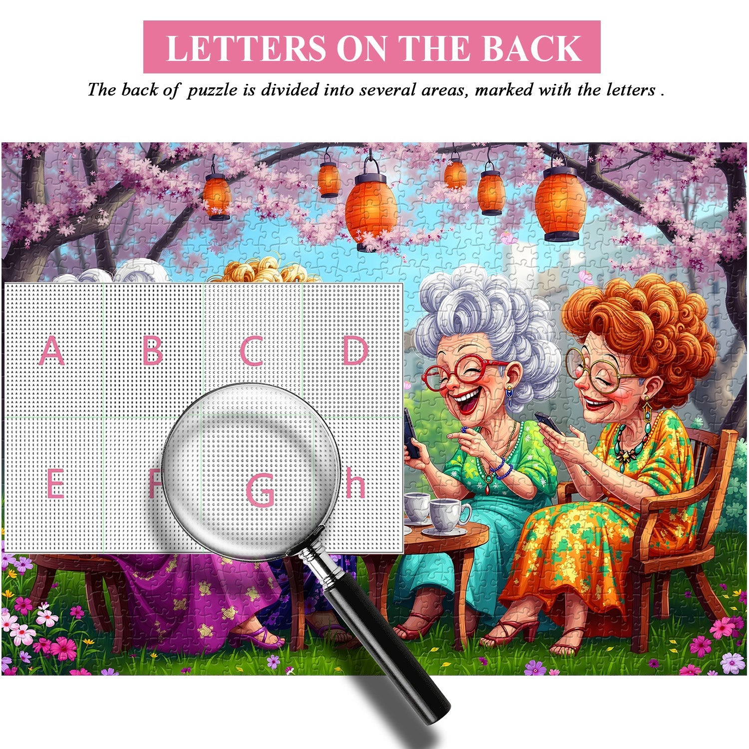 Grandmas' Digital Party Jigsaw Puzzle 1000 Pieces