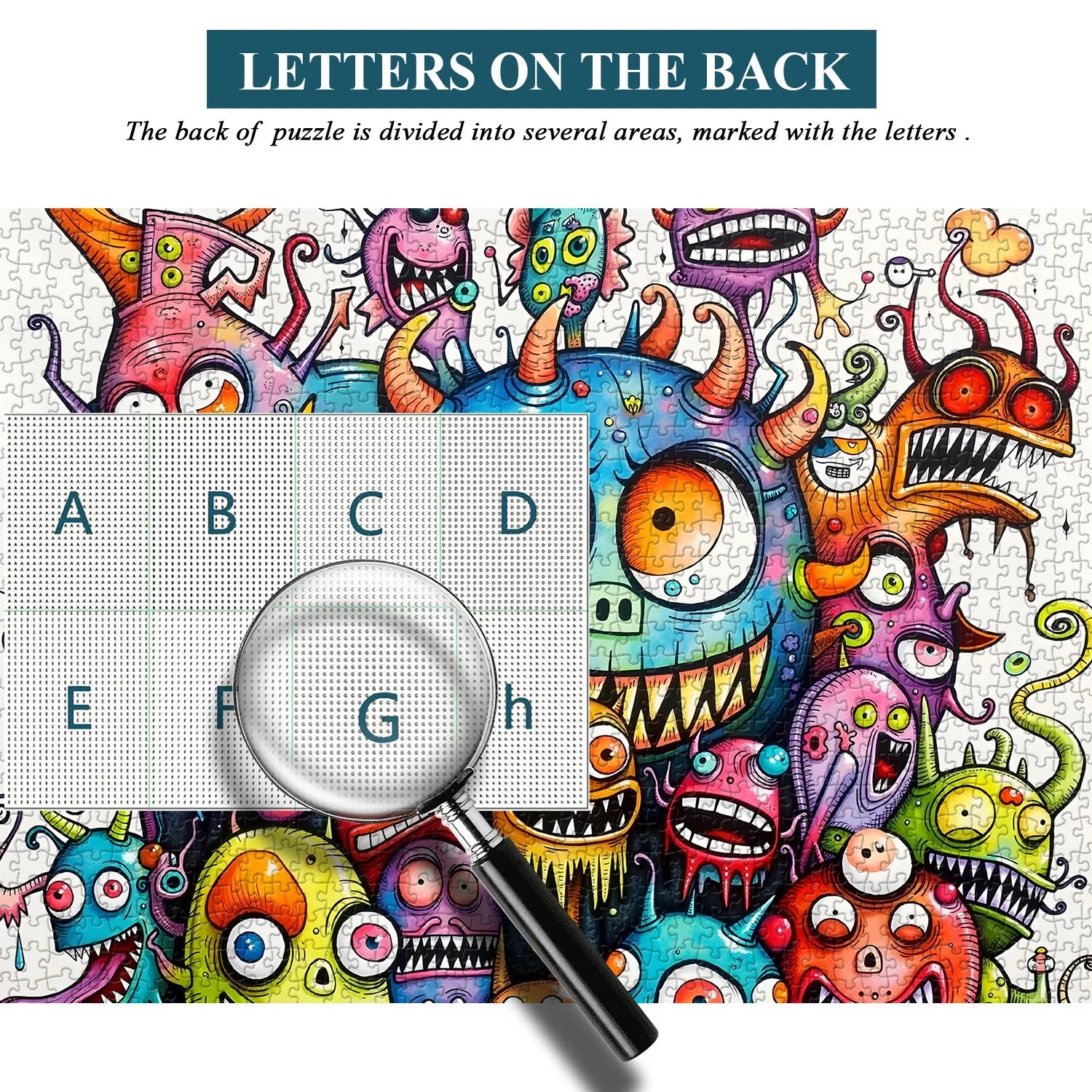 Puzzle della famiglia dei mostri da 1000 pezzi