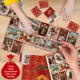 Victorian Christmas Advent Calendar Jigsaw Puzzle 1000 Pieces