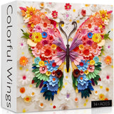 Colorful Wings Jigsaw Puzzles 1000 Pieces