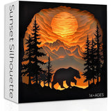 Sunset Silhouette Jigsaw Puzzle 1000 Pieces