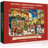 Joyful Christmas Street Jigsaw Puzzle 1000 Pieces