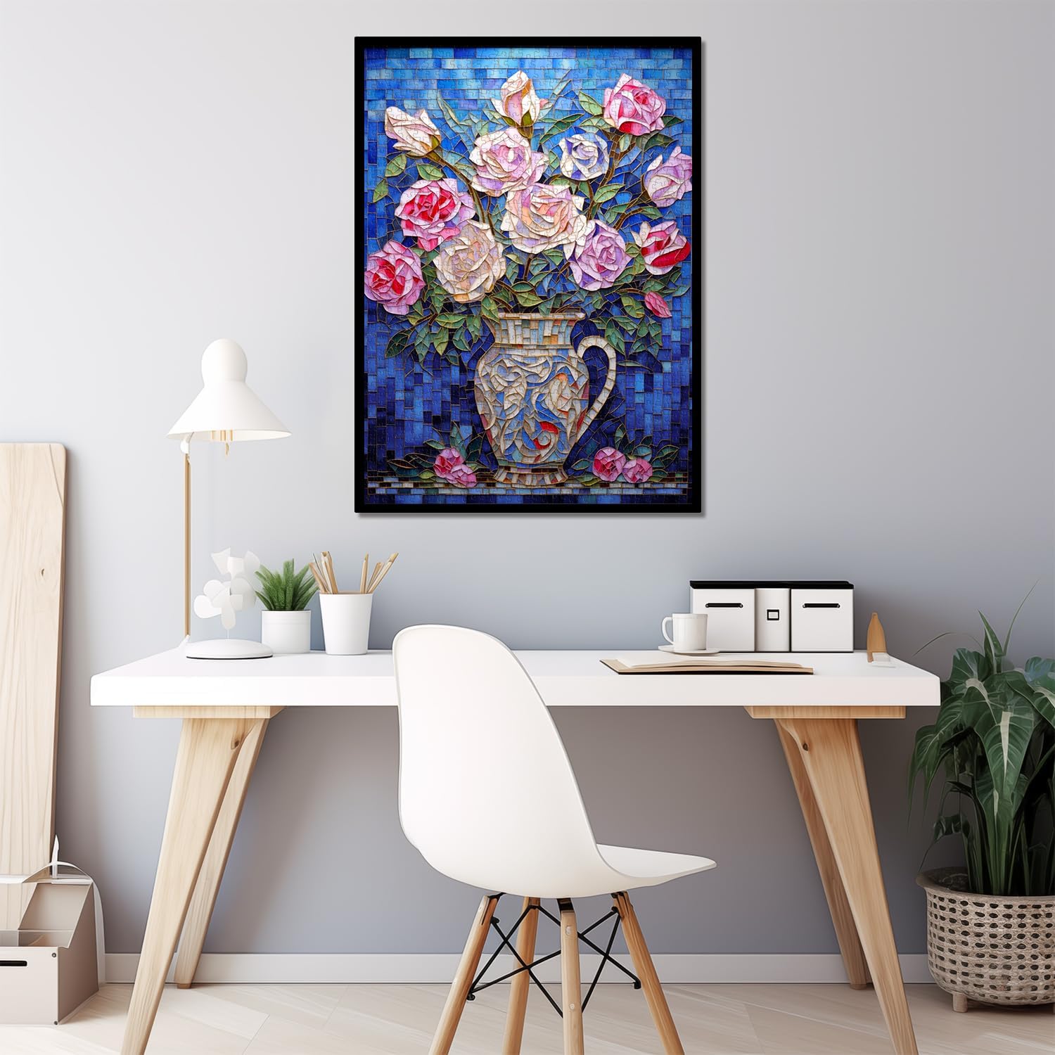Mosaik der Rosen Puzzles 1000 Stücke