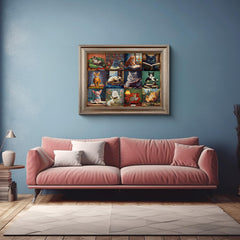 Puzzle gatto vintage puzzle 1000 pezzi