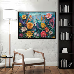Paper Cut Art Floral Jigsaw Hozzles 1000 piezas