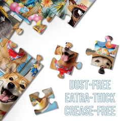 Puzzle cucciolo di vacanza puzzle 1000 pezzi