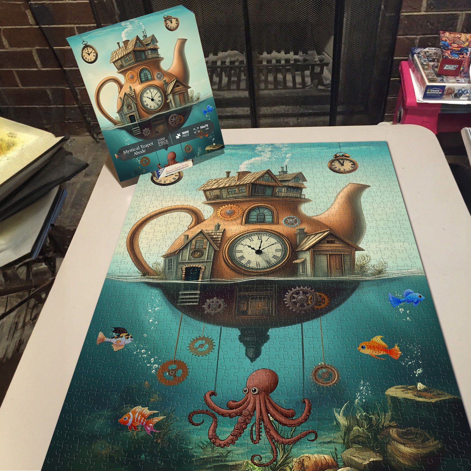 Mystical Teiera dimora puzzle puzzle 1000 pezzi