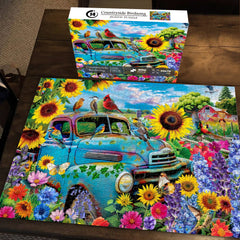 Campagna di uccelli uccelli puzzle 1000 pezzi