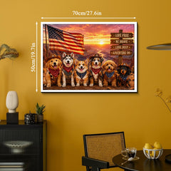 Cowboy Dog Crew Jigsaw Puzzle 1000 Pieces