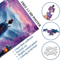 Sakura Samurai Jigsaw Puzzle 1000 Pieces