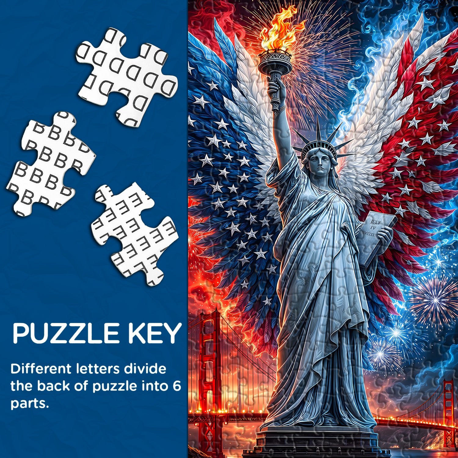 Guardian of Liberty Jigsaw Puzzle 1000 Pieces