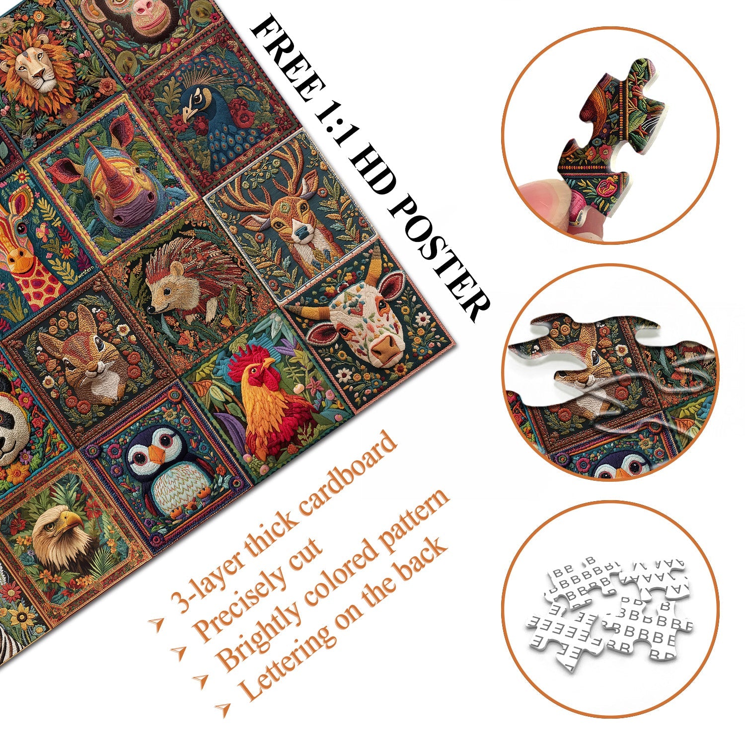 Zoo Collection Puzzle 1000 Teile