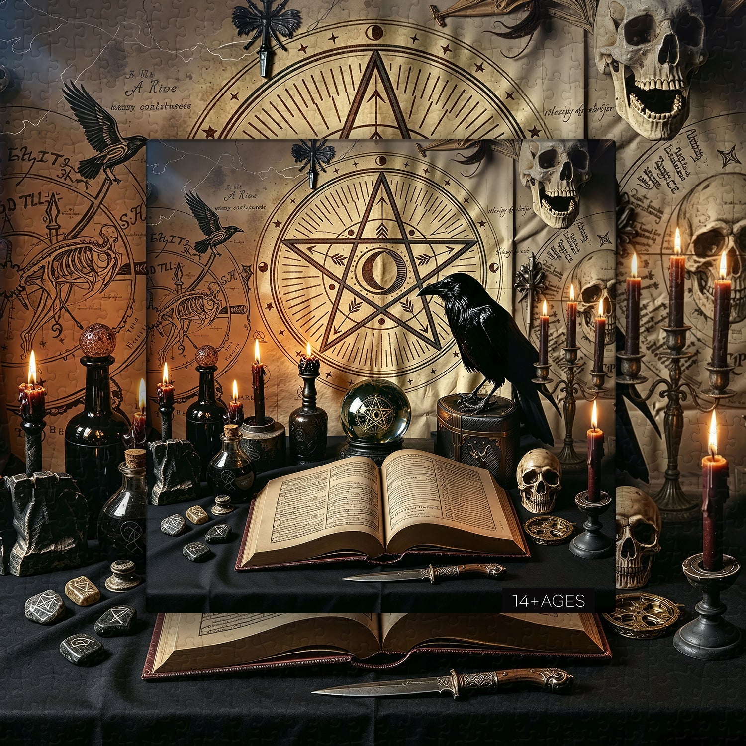 Raven Arcana Jigsaw Puzzle 1000 Pieces
