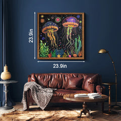 Tanz aus brillanten Jellyfish -Puzzle 1000 Stücke