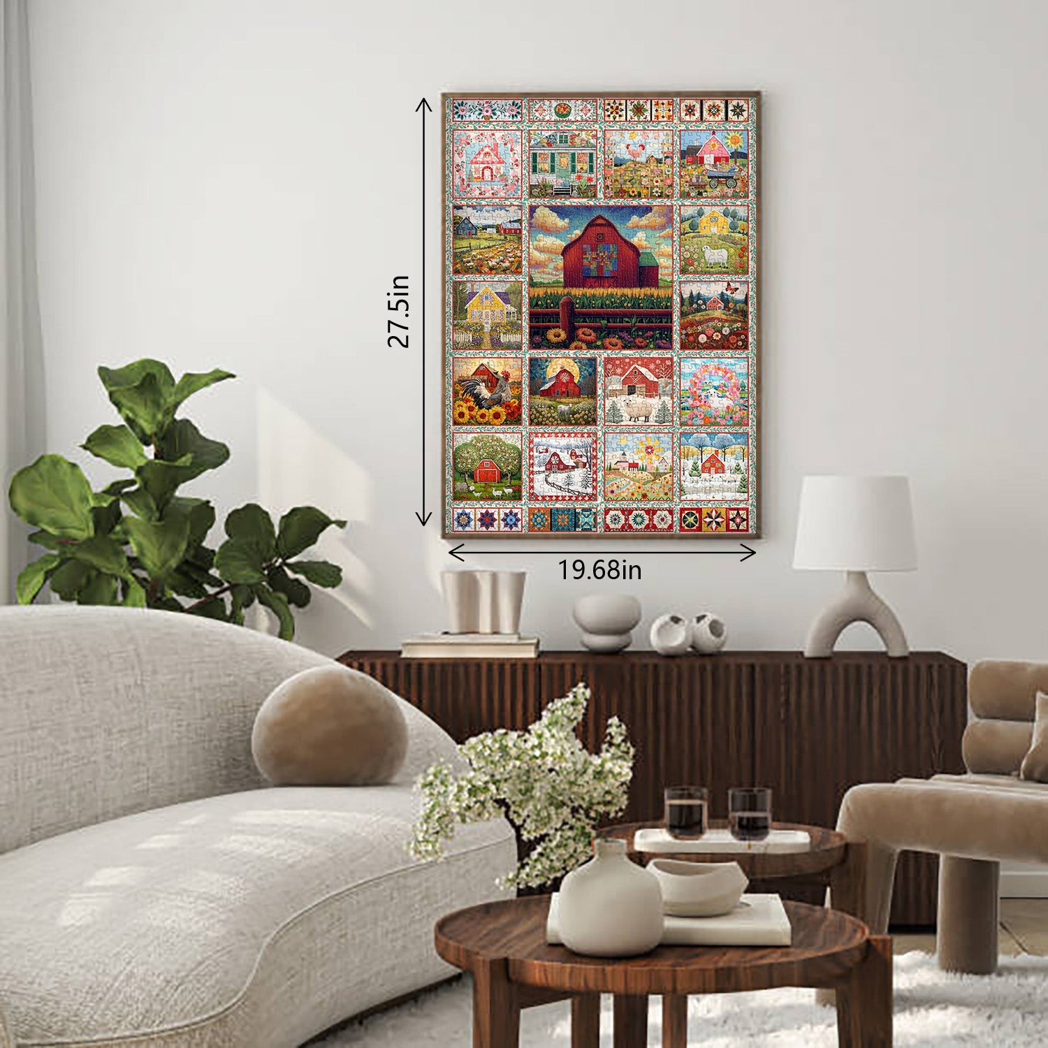 Farmyard Collage Jigsaw Puzzle 1000 Pieces