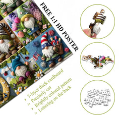 Puzzle de gnomo alegre, 1000 piezas