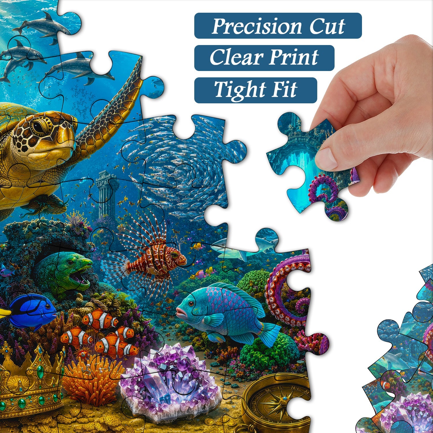 Puzzle del Regno Sommerso da 1000 pezzi