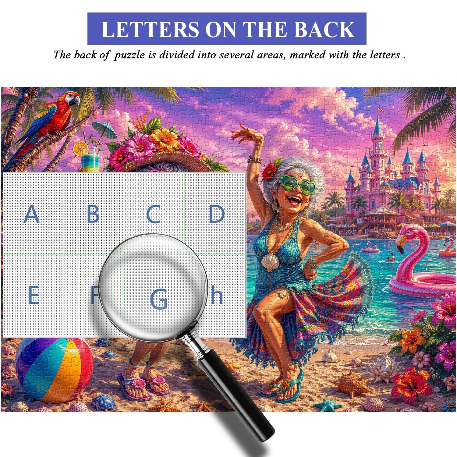Puzzle Grannies Beach Party 1000 pièces