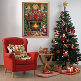 Christmas Fireplace Jigsaw Puzzles 1000 Pieces