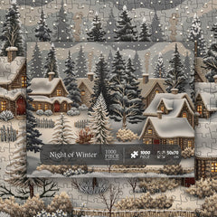 Night of Winter Jigsaw Puzzle 1000 Pieces
