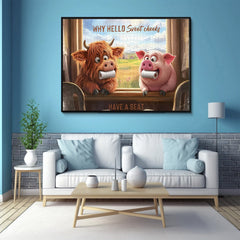 Funny Farm Farm Friends Calfsaw puzzle 1000 pezzi
