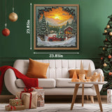 Christmas Snowscape Advent Calendar Jigsaw Puzzle 1000 Pieces