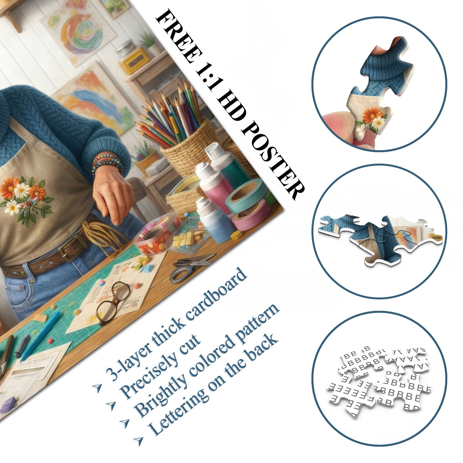Creative Grandma Jigsaw Puzzle 1000 Pieces