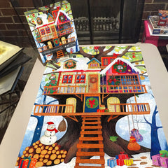 Christmas Treehouse Jigsaw Puzzle 1000 Pieces