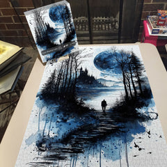 Lone Shadow Lake Jigsaw Puzzle 1000 Pieces