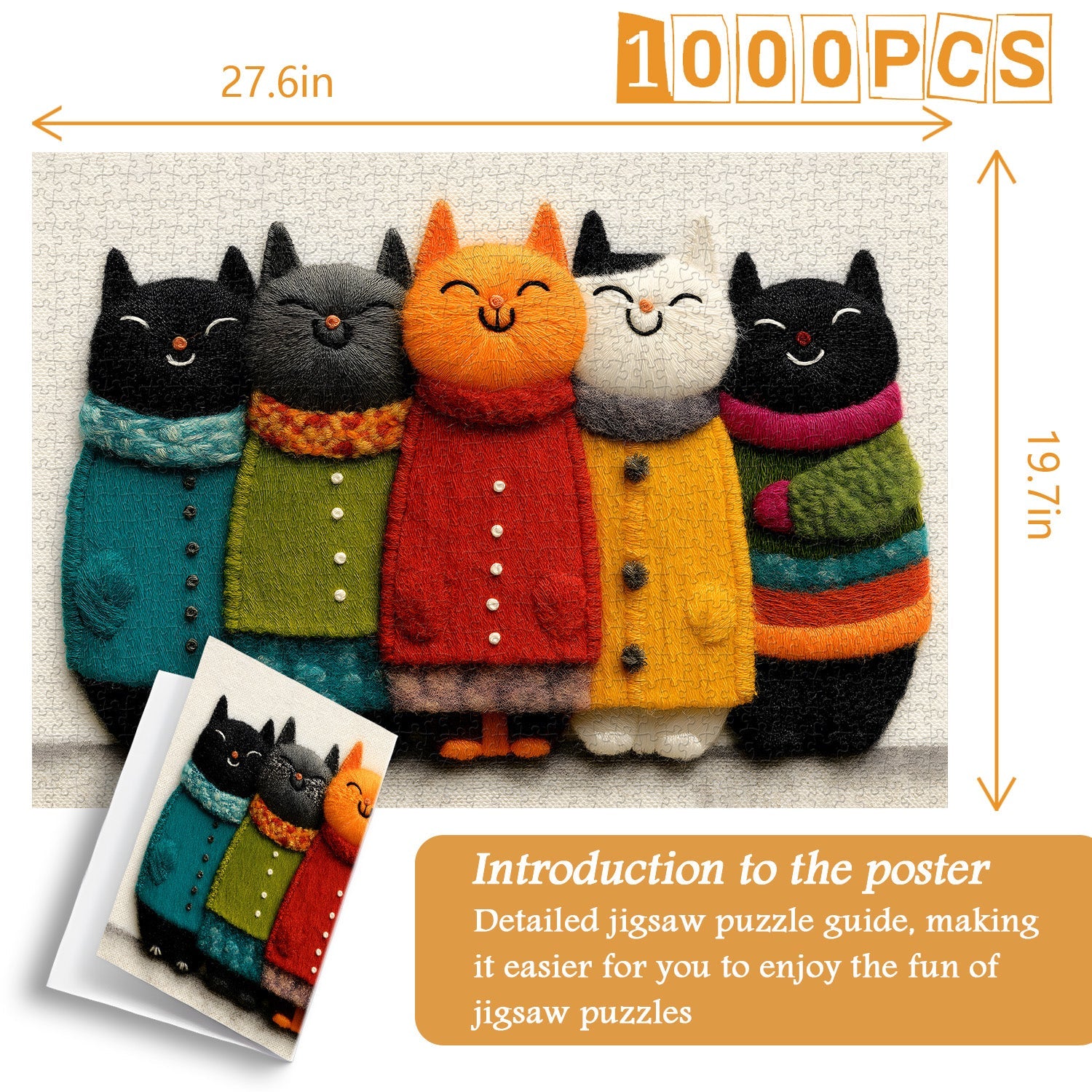 Cozy Cat Jigsaw Puzzle 1000 Pieces