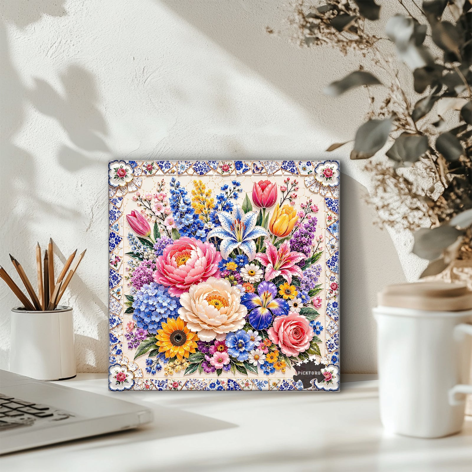 Keramikgarten-Puzzle, 1000 Teile