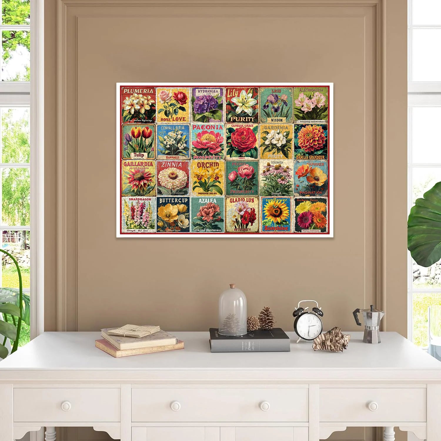 Puzzle floreale puzzle 1000 pezzi