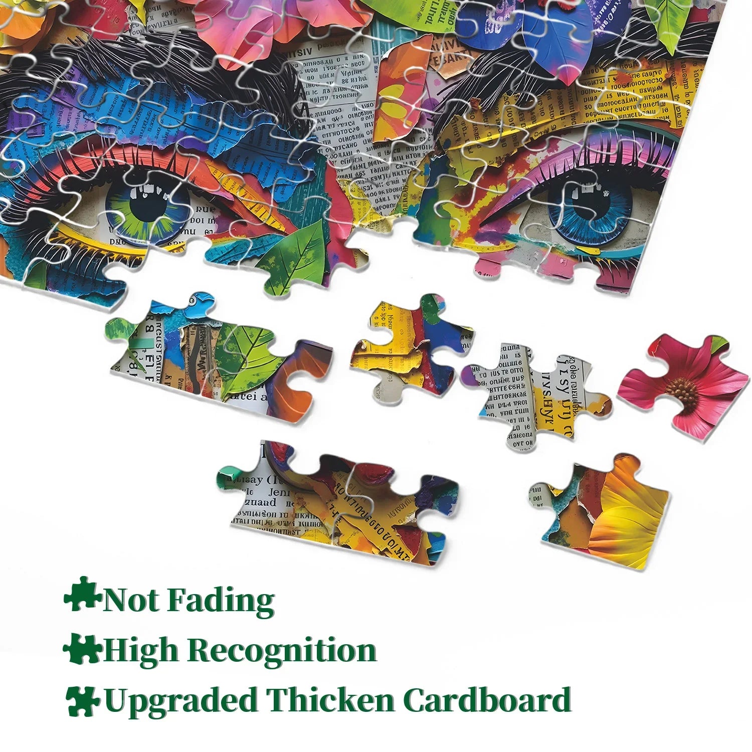 Newspaper Eyes Jigsaw Puzzle 1000 Pieces