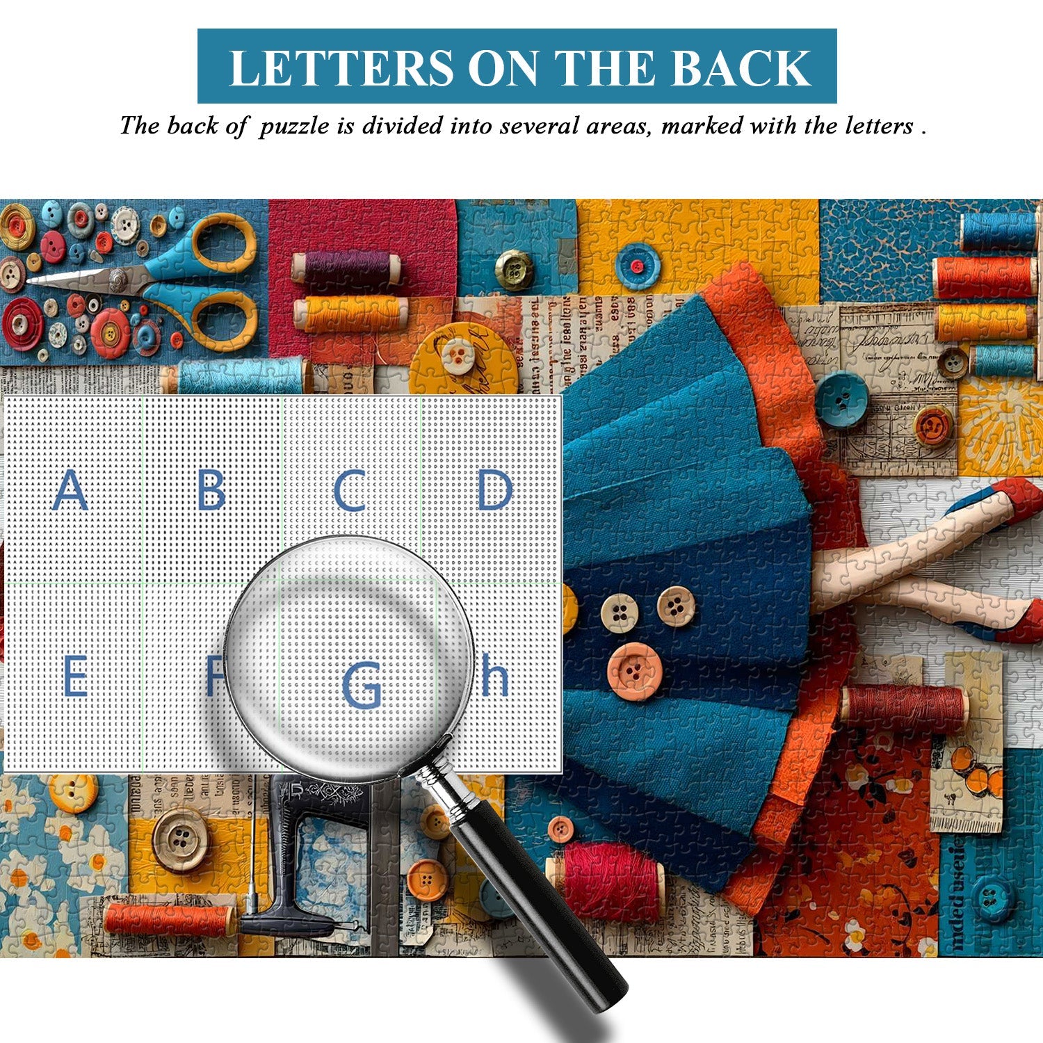 Vintage Sewing Muse Jigsaw Puzzle 1000 Pieces