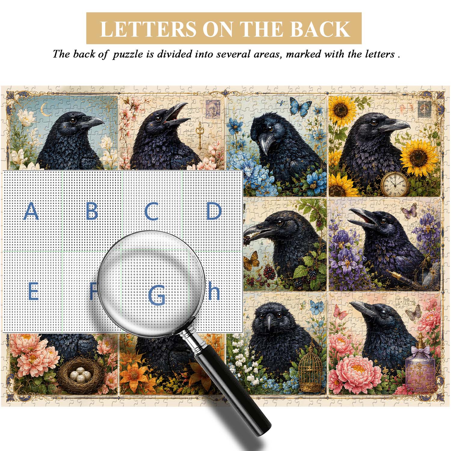 Garden Raven Art Puzzle 1000 Teile