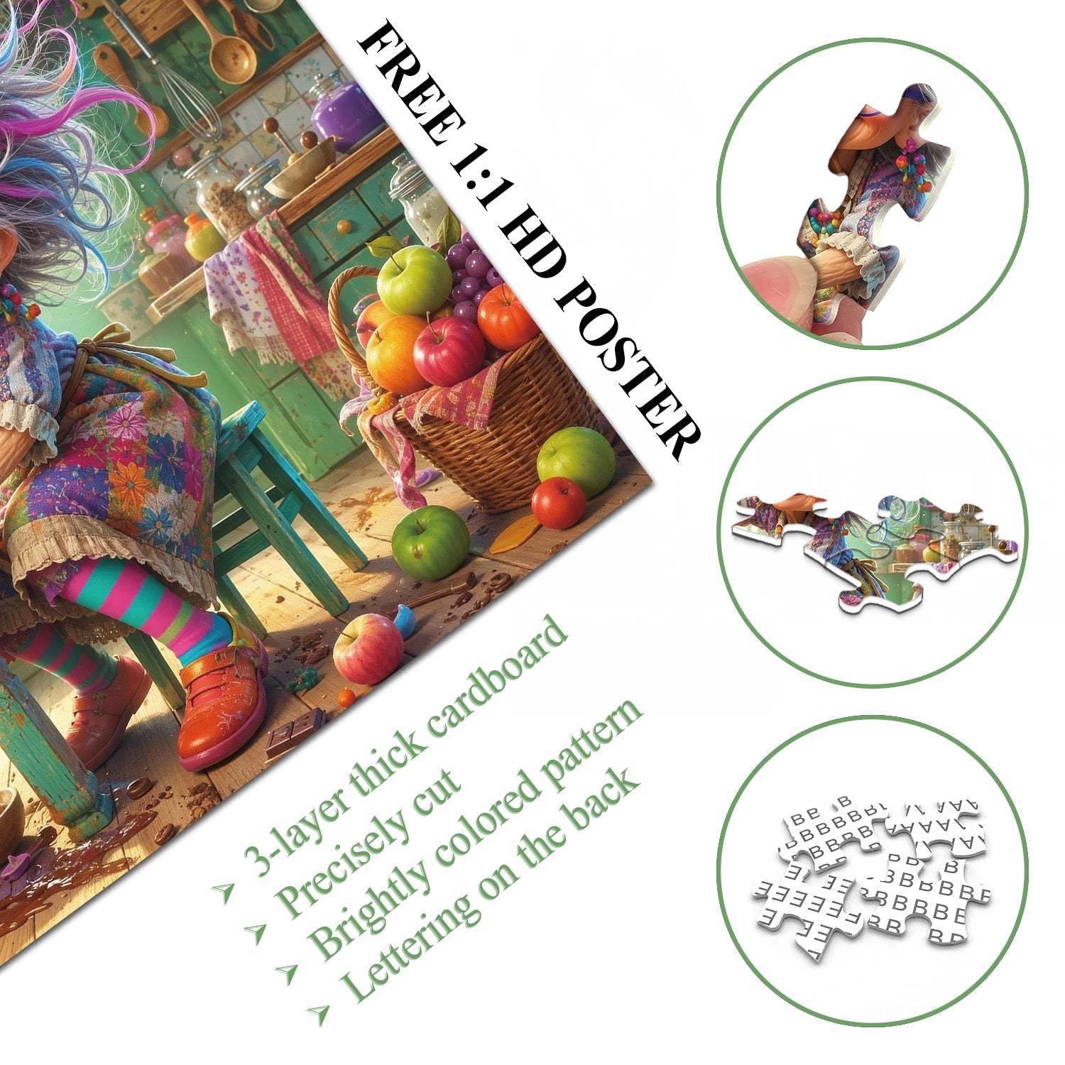 The Naughty Grandma Jigsaw Puzzle 1000 Pieces