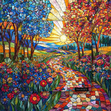 Glazed Flower Path Jigsaw Puzzle 1000 Pieces