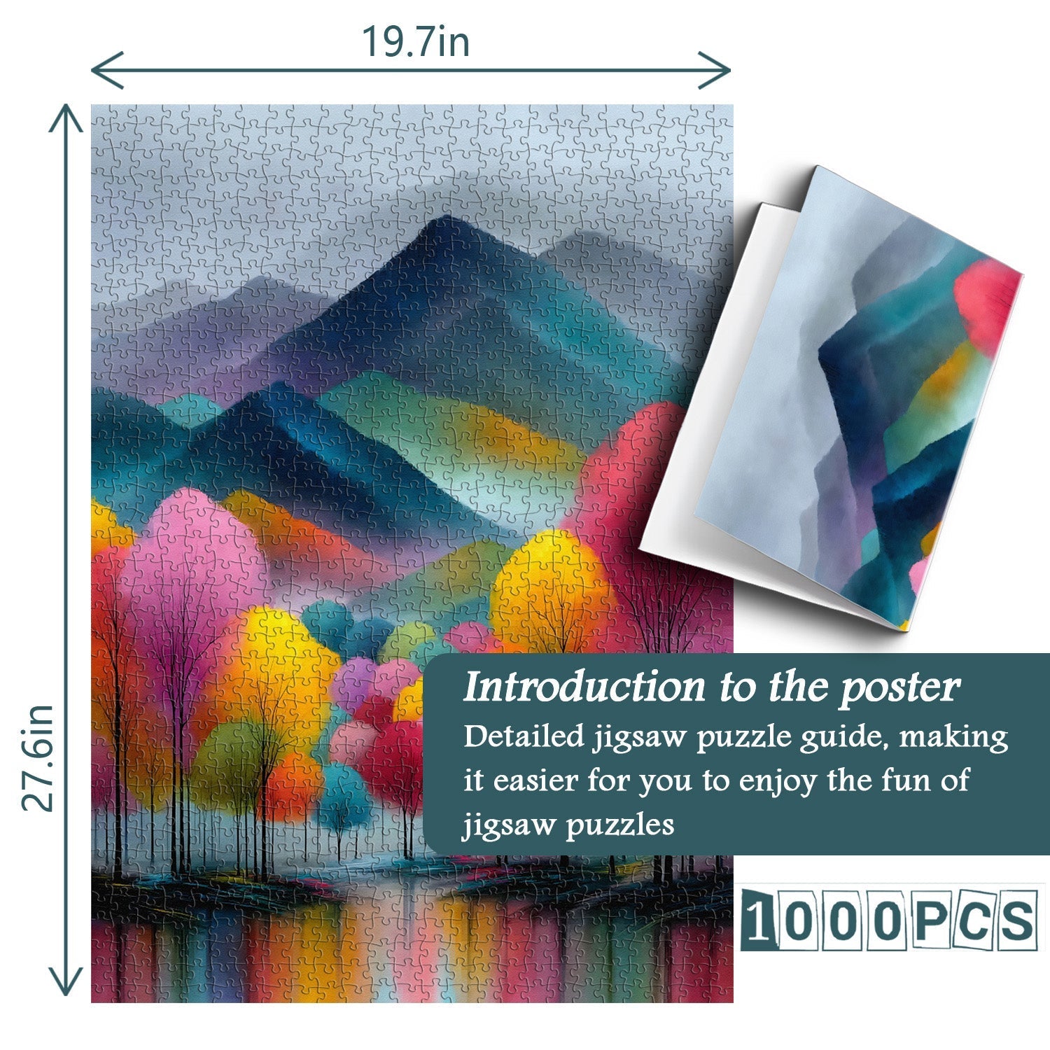 Colorful Landscape Jigsaw Puzzle 1000 Pieces
