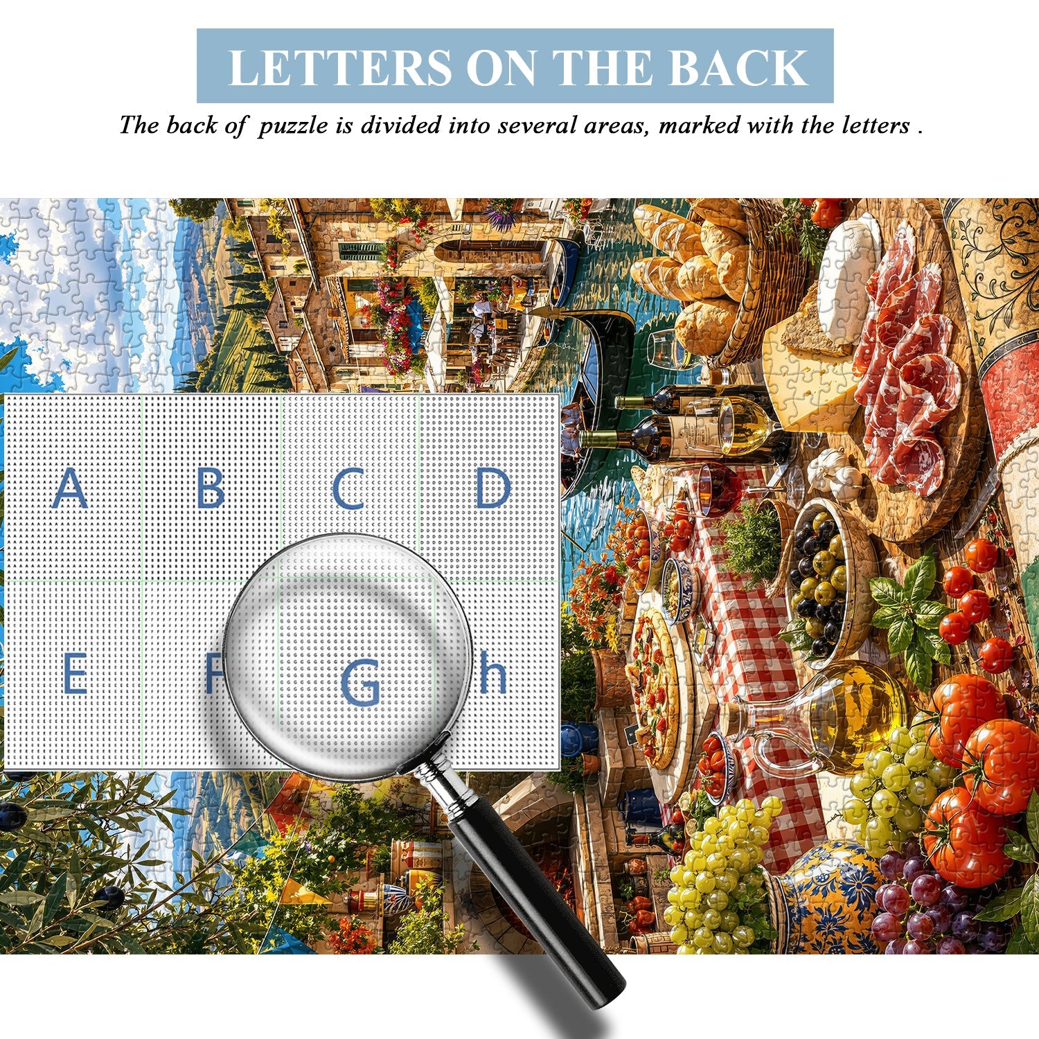 Puzzle Italiano Mountain Food Time 1000 Pezzi