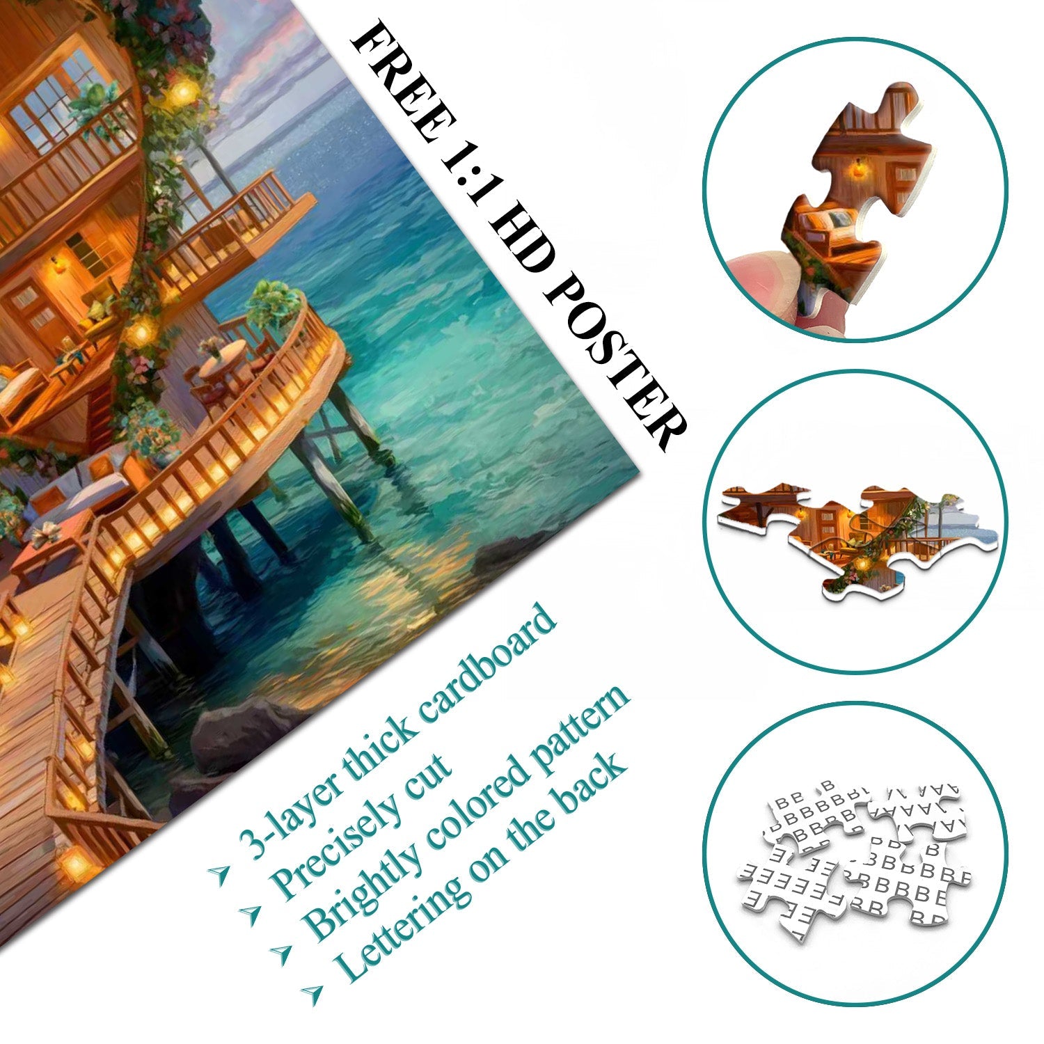 Treehouse Love Jigsaw Puzzle 1000 Pieces