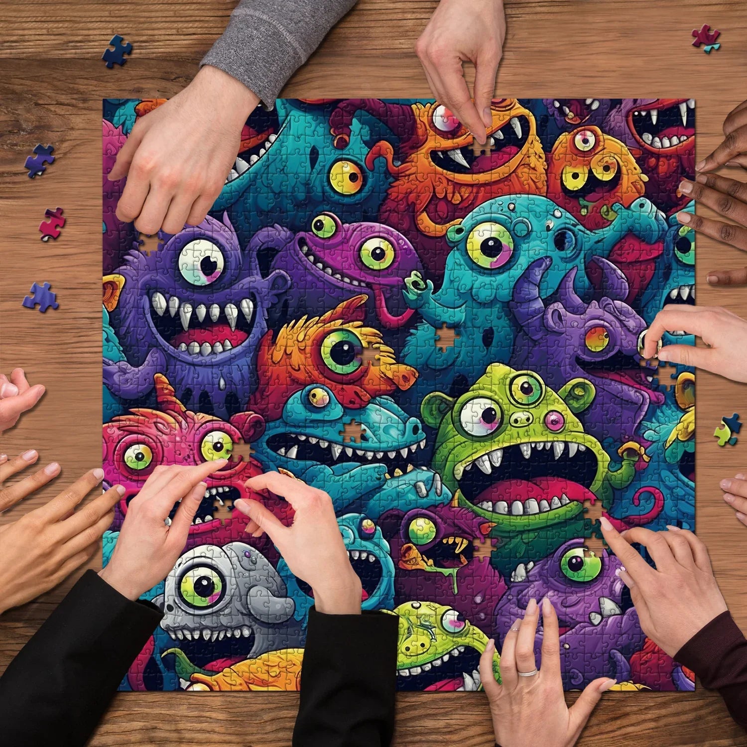 Monster Jigsaw Puzzle 1000 Pieces