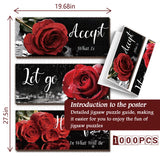 Raindrop Rose Jigsaw Puzzles 1000 Pieces