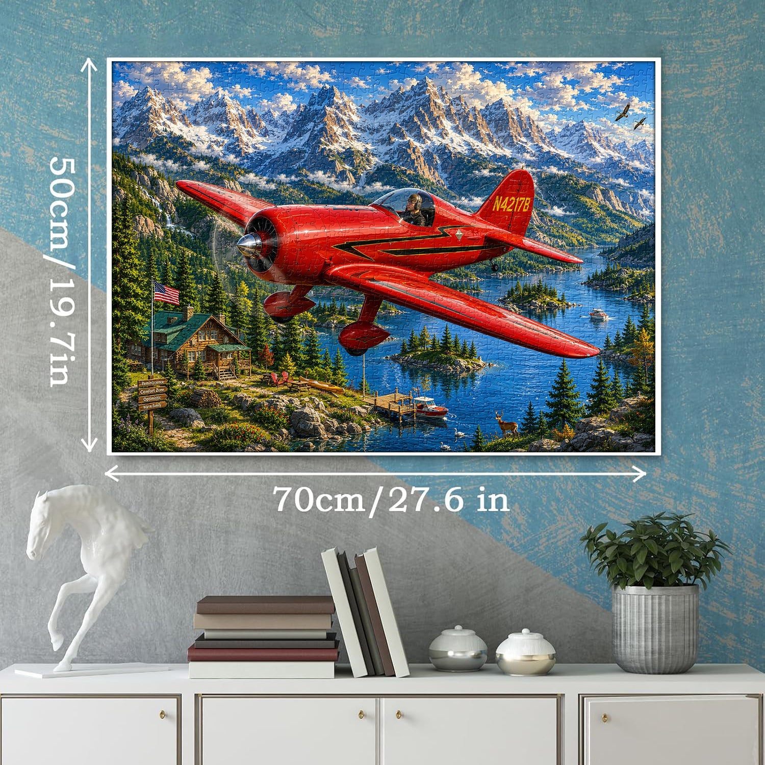 Mountain Sky Aviator Puzzle 1000 Teile