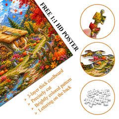 Puzzle Fall Pumpkin Cottage 1000 pezzi