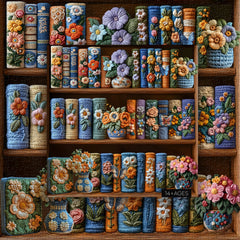 Libri e Blooms puzzle puzzle 1000 pezzo