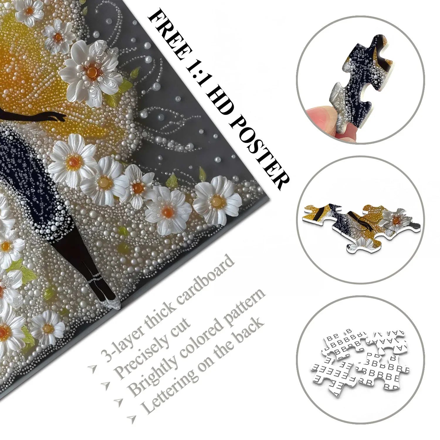 Butterfly Lady Jigsaw Puzzle 1000 Pieces