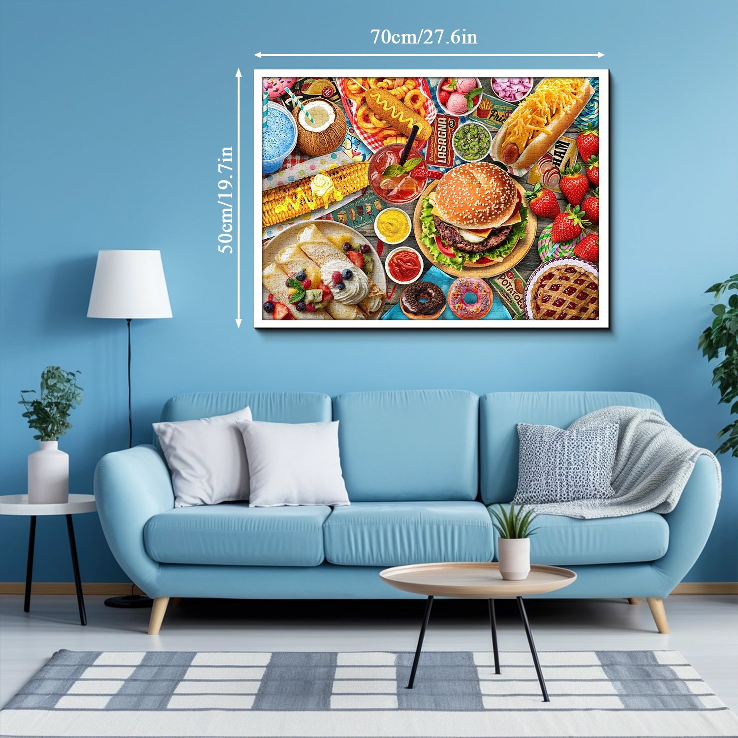 Food Delight Party Jigsaw Puzzle 1000 Pieces