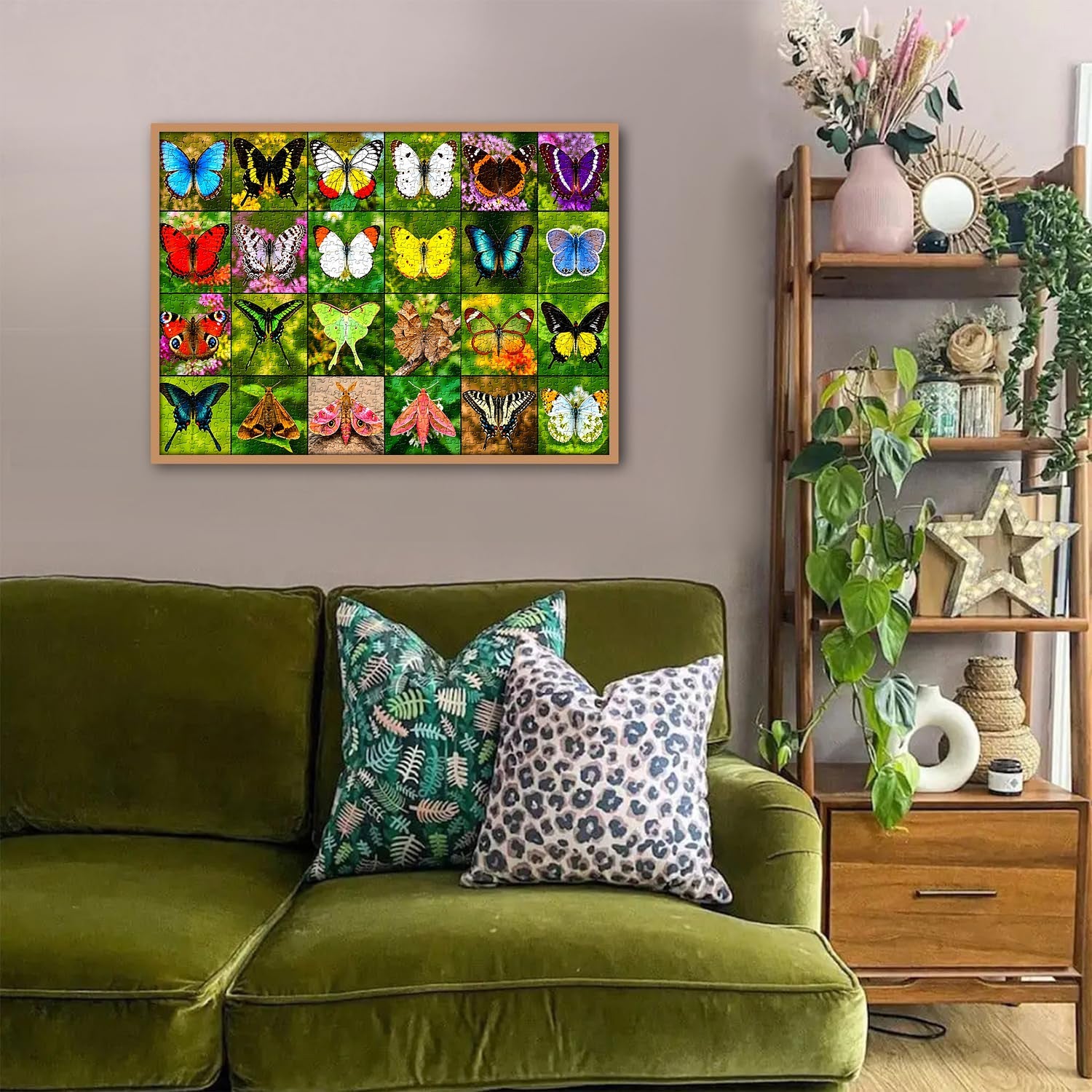 Rompecabezas de la galería de mariposas, 1000 piezas