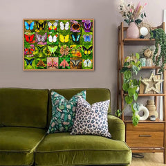 Rompecabezas de la galería de mariposas, 1000 piezas